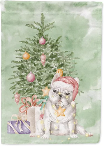 Miniatura 51 de Caroline's Treasures CK8213GF Bulldog Inglés #2 Regalos de Navidad y árbol de jardín Bandera de buzón Bandera decorativa para patio exterior, patio