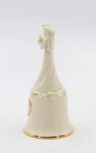 Miniatura 5 de Figura decorativa de campana de porcelana fina para pareja, 50 aniversario, 5-5/8 pulgadas de alto