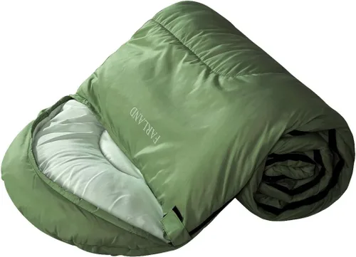Miniatura 8 de FARLAND Sacos de dormir de 30 ℉ para adultos, adolescentes y niños con saco de compresión portátil y ligero para campamento de 3 a 4 estaciones