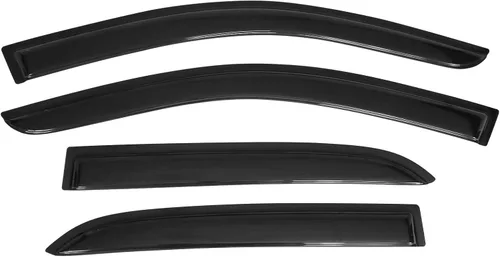 Miniatura 9 de IKON MOTORSPORTS Viseras de ventana compatibles con Honda Accord 2003-2007, deflectores de viento de ventana lateral externa JDM ahumados