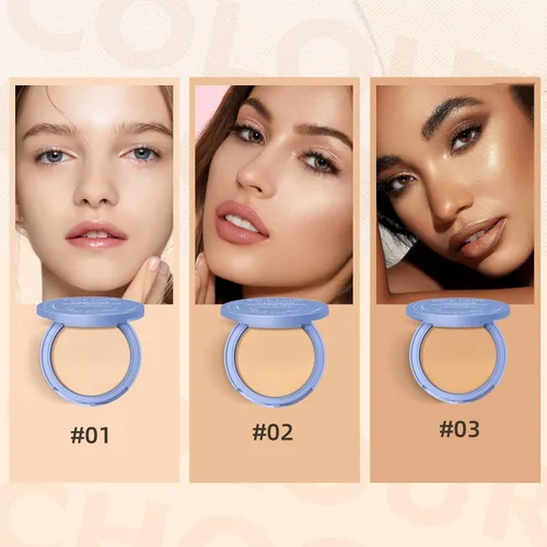 Miniatura 7 de SACE LADY Polvo facial impermeable, fija maquillaje, controla el brillo, suaviza líneas finas para un acabado ligero impecable, polvo fijador mate