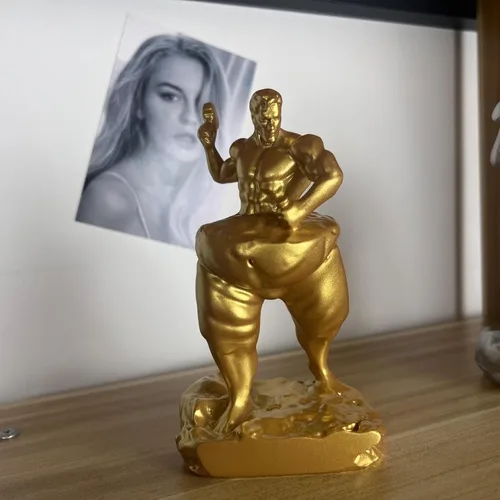 Miniatura 8 de Autoescultura, toma un martillo para tallarte a ti mismo, estatua de fitness para perder peso, decora tu hogar, oficina o estante