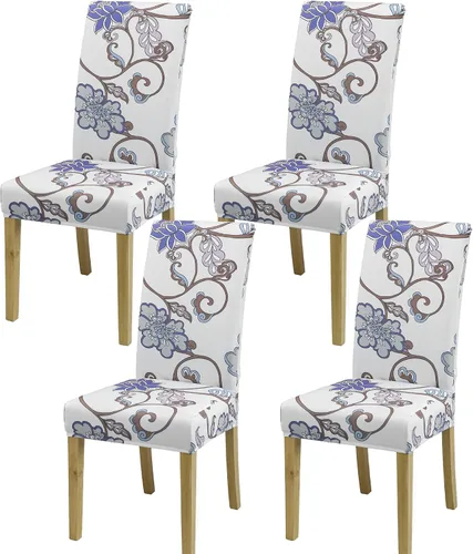 Miniatura 12 de BIETYONE - Fundas para sillas de comedor, juego de 2 fundas para sillas de comedor o cocina, lavables, protectoras, para sillas Parsons