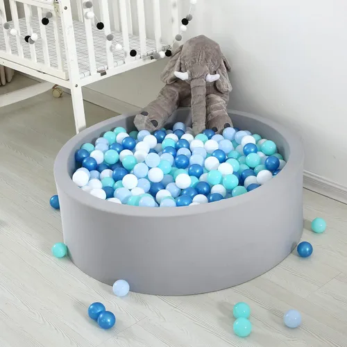 Miniatura 8 de TRENDPLAY Pelotas de Plástico para Pozos de Pelotas de 2.2 Pulgadas, Paquete de 50 100 200 500 Pelotas Huecas, Perfectas para Piscinas de Bebés
