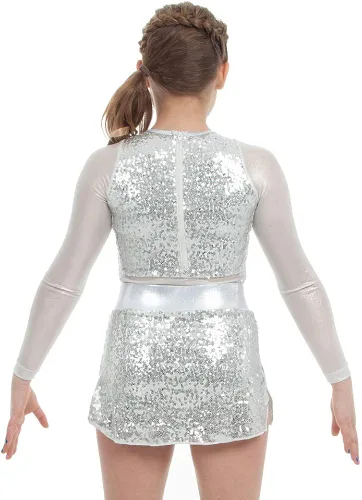 Miniatura 5 de Alexandra Collection Falda de lentejuelas para mujer