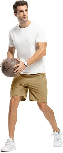 Miniatura 6 de TBMPOY Pantalones cortos de senderismo para hombre de 7 pulgadas, de secado rápido, atléticos, gimnasio, deportes al aire libre, entrenamiento