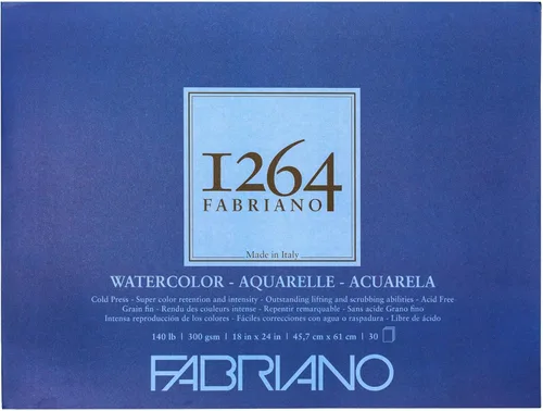 Miniatura 10 de Fabriano 1264 Bloc de acuarela, blanco brillante