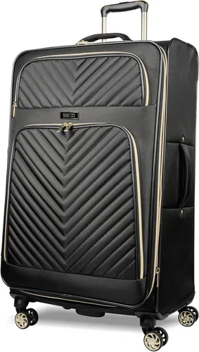 Kenneth Cole Reaction Chelsea - Tejido expandible de poliéster de 20 pulgadas, Negro), 5717395