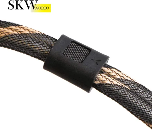 Miniatura 4 de SKW Audiophiles Cable RCA 2RCA macho a 2RCA macho Cable de interconexión de sistema HiFi con diámetro de 7mm 5M/16.4ft Negro