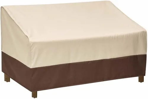 Miniatura 8 de Loriano Fundas de sofá de patio de 3 plazas, 100% impermeables, ajuste perfecto para fundas de sofá al aire libre, tela Oxford, muebles de patio