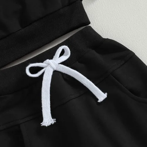 Miniatura 6 de Lesimsam Conjunto de sudadera de manga larga para bebé niño y niña, para otoño e invierno