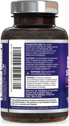 Miniatura 8 de Suplemento de memoria cerebral, nootrópicos de fuerza 3 veces para concentración, claridad y apoyo de enfoque, salud cerebral, vitaminas cognitivas