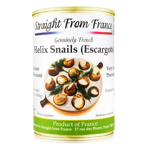 Miniatura 6 de Directamente de Francia Genuinamente Francesa, Caracoles Francés Helix Lucorum Enlatados, Aptos para Keto y Paleo, 2 docenas