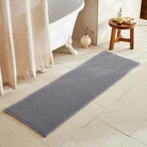Miniatura 98 de TYUU Tapete de baño estilo gofre, tapete de baño bohemio, antideslizante, lavable, súper absorbente, de secado rápido, bonito tapete de baño