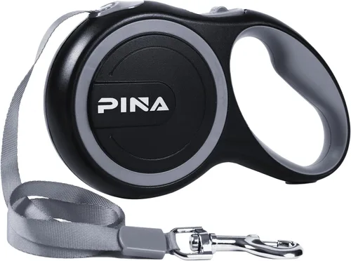 Miniatura 13 de PINA Correa retráctil para perro, correa de perro de 10 pies para perros pequeños de hasta 33 libras, cinta de nailon reflectante fuerte sin enredos