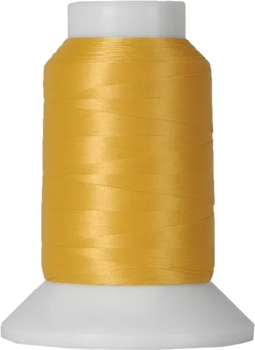 Miniatura 36 de Hilo elástico lanudo de Threadart para serger - Bobinas de 1000 m - Hilo de nailon para traje de baño, lencería, tejidos - Negro - Color 9228