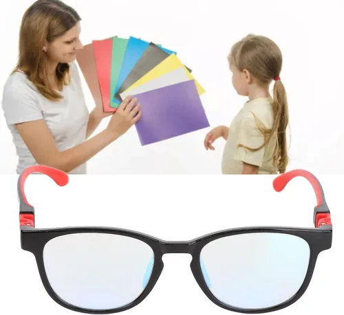 Miniatura 2 de Yinhing Lentes daltónicos para niños, portátiles para corrección de daltónicos, con estuche para interiores y exteriores