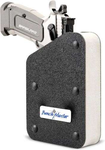 Miniatura 11 de BenchMaster Estante vertical para pistolas, almacenamiento seguro para pistolas, con capacidad para 2 a 12 pistolas, organizador seguro para armas