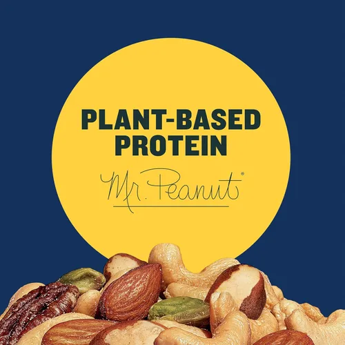 Miniatura 6 de PLANTERS Deluxe Pistachio Mix - Mezcla de pistachos, bocadillos para fiestas, proteína a base de plantas, lata de 14.5 onzas