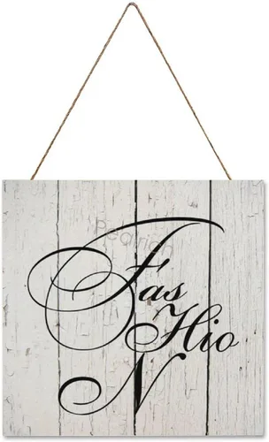 Miniatura 8 de PEALRICH Letrero colgante de madera con cita motivacional "Life Begins At The End Of Your Comfort Zone", placa artística para decoración de pared