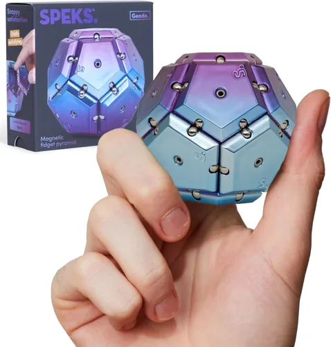 Miniatura 14 de Speks Geode - Juguete magnético antiestrés, juguete de escritorio sensorial para adultos y adolescentes de 14 años en adelante, regalo