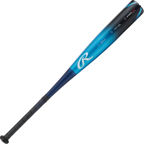 Miniatura 3 de Rawlings 2024 Bate de béisbol Clout USSSA Caída -8 / -10 Barril de 2 3/4 pulgadas 1 pieza de aluminio 2023 - Azul/Negro