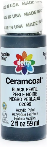 Miniatura 13 de Delta Creative Ceramcoat - Pintura acrílica metálica y perla en varios colores (2 onzas), color aguamarina Cool Pearl