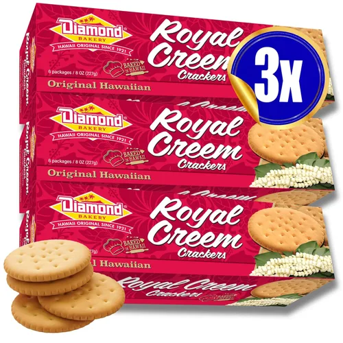 Miniatura 7 de Diamond Bakery - Galletas originales hawaianas Royal Creem (peso neto: 8 onzas)