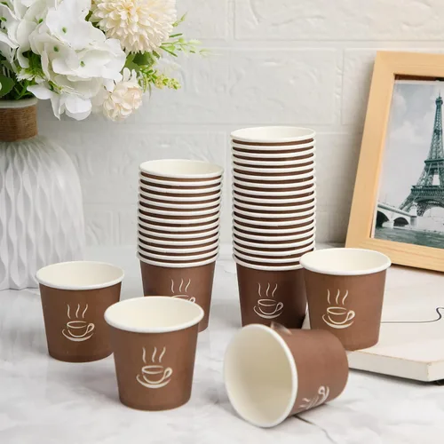 Miniatura 5 de Gerrii 1000 tazas de café pequeñas de papel para expreso, desechables, mini tazas calientes y frías para viajes, fiestas, té, baño, picnic, eventos