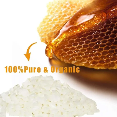 Miniatura 2 de Pellets de cera de abeja blanca de 10 libras para hacer velas, pastillas de cera de abejas para el cuidado del cabello, bálsamo labial, suministros