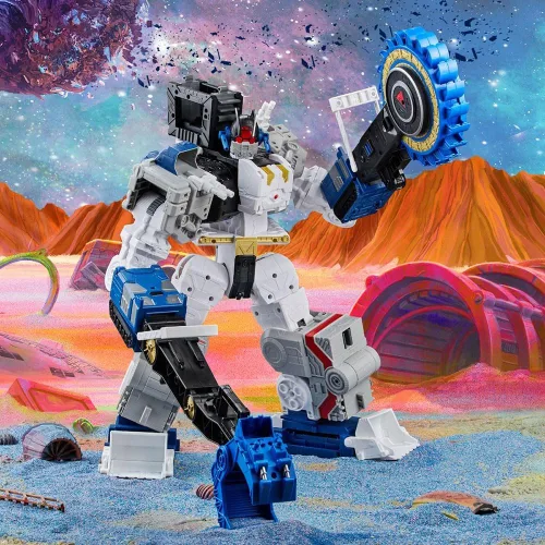 Miniatura 9 de Transformers Toys Generations Legacy Series Titan Cybertron Universe Metroplex - Figura de acción para edades de 15 años en adelante, 22 pulgadas