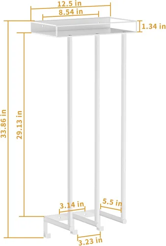 Miniatura 6 de Ovicar Toalleros para baño – Almacenamiento de toallas enrolladas montadas en la pared con estante de metal y 3 ganchos, 3 barras de pared para baño