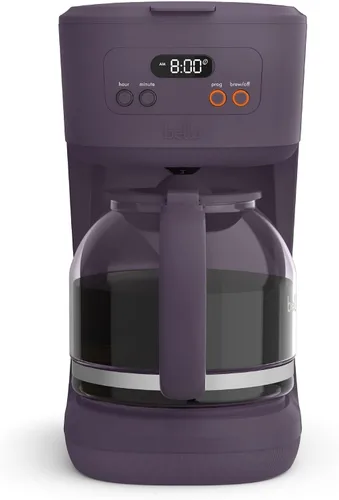 Miniatura 11 de bella Cafetera programable de 12 tazas, accesorios reutilizables aptos para lavavajillas, pantalla LCD de fácil uso, apagado automático, 900 vatios
