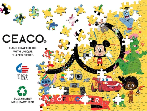Miniatura 5 de Ceaco - 100 aniversario de Disney - 100 años de maravilla - Rompecabezas de 300 piezas de gran