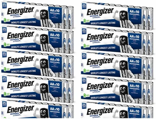 Miniatura 10 de Energizer Ultimate Lithium AA Baterías (Paquete de 2), Baterías de Litio Doble A de 1.5V