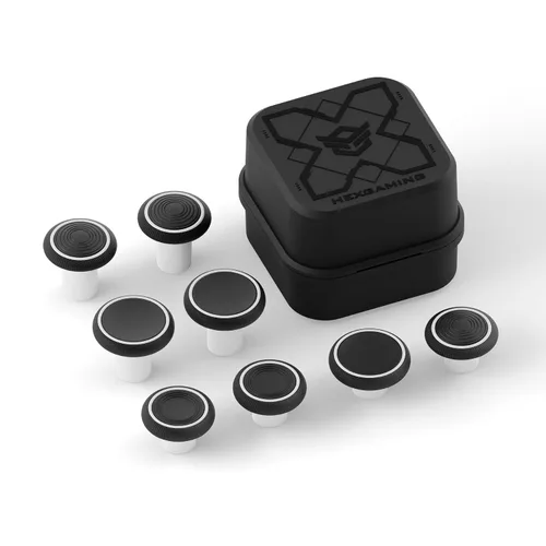 Miniatura 11 de HEXGAMING Palancas de repuesto de 2 alturas abovedadas y cóncavas para controladores Phantom y Ultimate Pro - Parte base no está incluida
