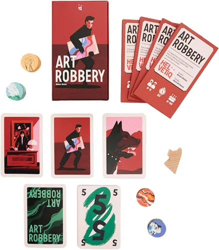 Miniatura 4 de Juego de cartas de robo de arte, atracos estratégicos y ladrones astutos. Divertido juego familiar para niños y adultos, a partir de 8 años, 2 a 5