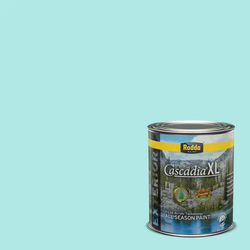 Miniatura 89 de Rodda Paint CASCADIA XL - Pintura satinada e imprimación para exteriores en uno, cuarto de galón, idea abstracta