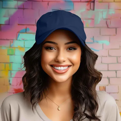 Miniatura 87 de DALIX Gorra de béisbol para papá, lisa, para hombre, mujer, algodón, ajustable, en blanco, sin estructurar, suave
