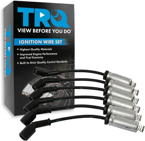 Miniatura 16 de Kit de cables para bujías de encendido del motor TRQ para Ford F250 F350 Super Duty V8 6.2L Nuevo