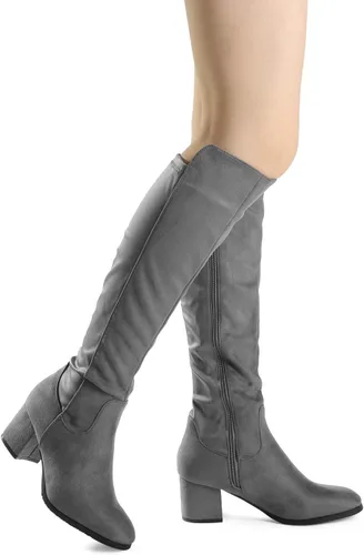 Miniatura 6 de DREAM PAIRS Botas a la rodilla, de tacón alto, para mujer