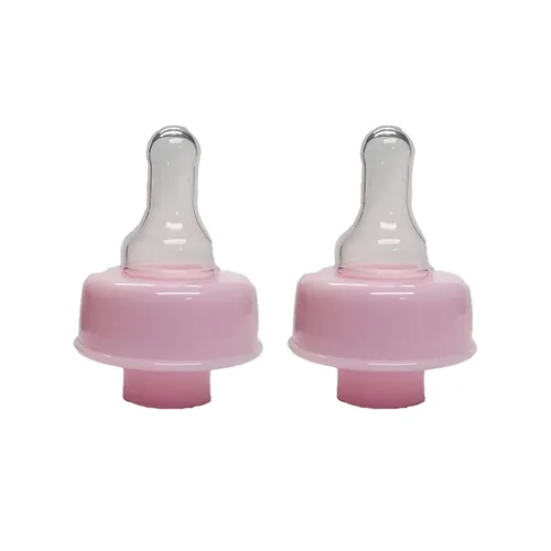 Miniatura 10 de Refresh-a-Baby - Adaptador de pezón reutilizable para biberón, convierte instantáneamente cualquier biberón en un sorbo con pezones de silicona Panda