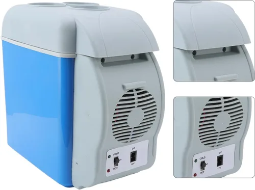 Miniatura 5 de Pssopp Enfriador eléctrico de 12 V CC, enfriador portátil de coche sin hielo, mini refrigerador portátil para viajes, camping, barco, vehículos