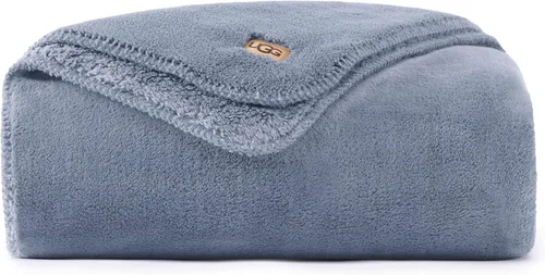 Miniatura 21 de UGG Whitecap Manta de Felpa Suave y Mullida de Forro Polar para Sofá o Cama, Decoración del Hogar, Manta de Invierno, Lavable a Máquina, 50 pulgadas
