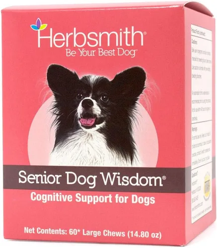 Miniatura 11 de Herbsmith Senior Dog Wisdom – Suplemento de demencia para perros – DHA para la salud cerebral del perro mayor – Suplemento para perros mayores