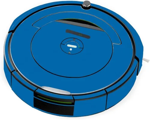 Miniatura 12 de MightySkins Skin compatible con iRobot Roomba 690 Robot Vacuum - Azul claro sólido Cubierta protectora de vinilo duradera y única Fácil