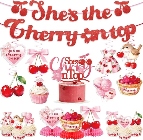 Miniatura 10 de 35 decoraciones de cumpleaños con texto en inglés "Isn't She Onederful", decoraciones de primer cumpleaños para niñas, fácil instalación, incluye