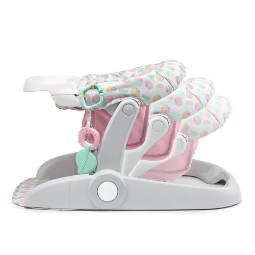 Miniatura 2 de Summer Infant Asiento de Piso de 3 Posiciones para Aprender a Sentarse Etapas, Rosa Dulce-y-Agrio – Sienta al Bebé para Ver el Mundo – Asiento