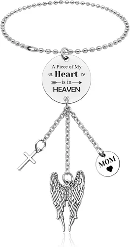 Miniatura 10 de Regalos conmemorativos para hermanos para mujeres y hombres, accesorios para colgar en el automóvil, regalo de condolencias, regalos conmemorativos