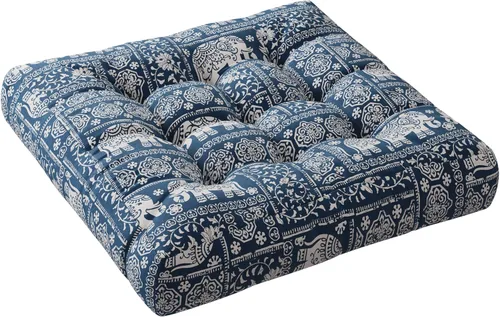 Codi Almohada de Piso para Meditación, Almohadas Cuadradas de Asiento para Adultos y Niños, Cojín Bohemio para Yoga, Sala de Estar, Tatami, Espuma